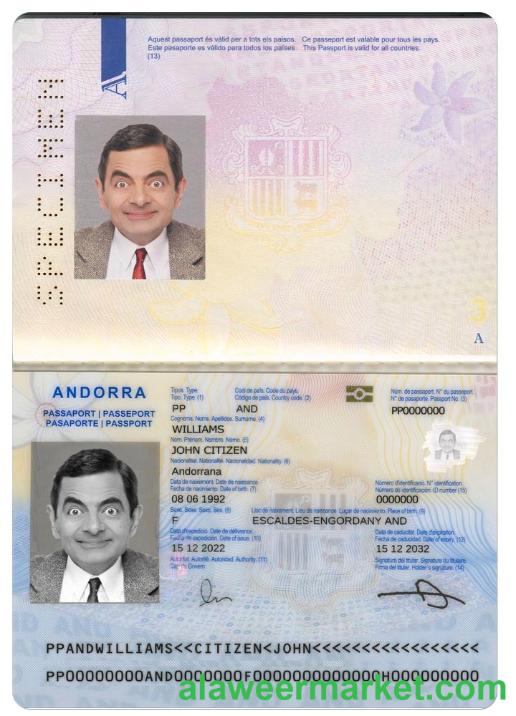 ANDORRA passport